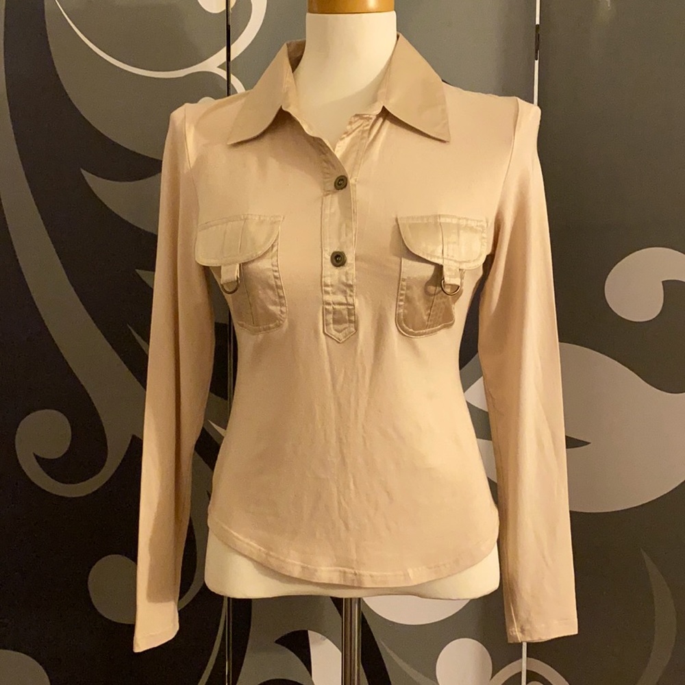 Vtg CLIO long sleeve shirt